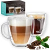 Afbeelding van Vog&Arths - Dubbelwandige Glazen - Theeglazen - 250 ml - 2 stuks - Latte Macchiato / Cappucino Glazen -