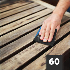 Afbeelding van Schuurpapier Korrel 60 - Blauw - 230 x 280 mm - 5 stuks | Aluminiumoxide | Voor Grof Schuurwerk op Metaal