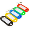 Afbeelding van Set Sleutellabels - 50 stuks - 5 Kleuren - Sleutelmarkeerders met Metaalring - Duurzame Plastic Tags [55577]
