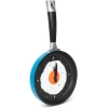 Afbeelding van Keuken Wandklok als Koekenpan - Gebakken Ei Design met Vork & Mes - Blauw 1 Stuks [W1060A] - fc31 db21