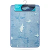 Afbeelding van Bewello - Kleine Lichtgevende GLOW in the DARK Kleed - 60 x 40 cm - Vloerkleedje - Mat - Kleedje voor op de
