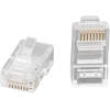 Afbeelding van 100x RJ45 Netwerkstekker Cat5 UTP – 8P8C Modular Plug – Vergulde Contacten – Ethernet Connector 100