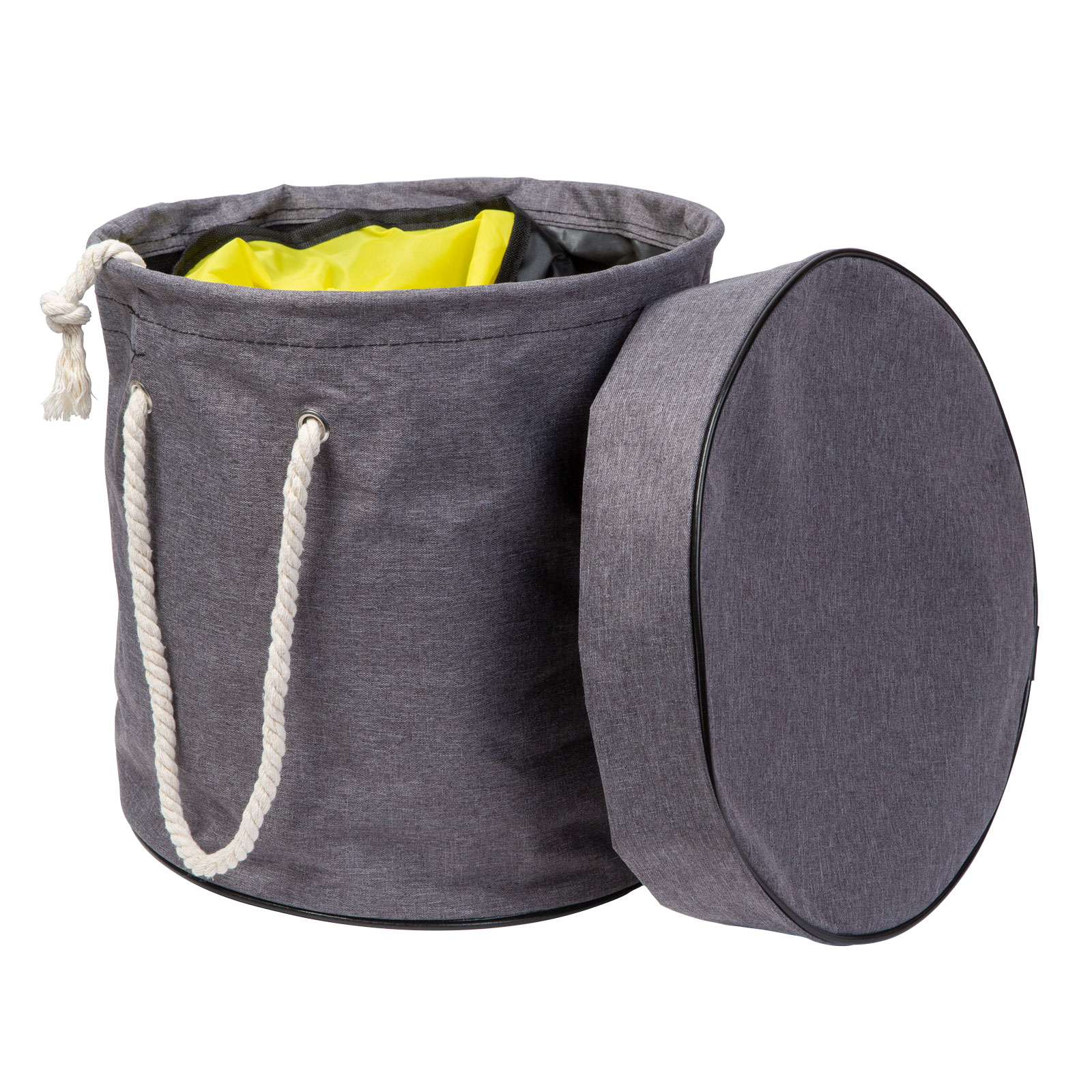 Afbeelding van Speelmat met Opbergzak - Ø135 cm - Sluitbare Speelmat & Speelgoed Organizer - Opvouwbare Speelkleed Mand