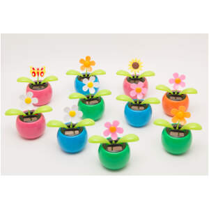 Afbeelding van Zonne-Energie Solar Decoratie – Bewegende Figuur (Bloem, Bij, Vlinder, Lieveheersbeestje of Zon) – Werkt