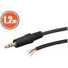 Afbeelding van Stereo JACK Kabel 3,5 mm - 1,2 m Dunne Audiokabel voor TV, Laptop & Multimedia Apparatuur [20102] - 013a