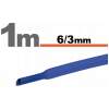 Afbeelding van 10× 1 Meter Krimpkous Blauw 6 / 3 mm – 10 Stukken Van 1 Meter – Warmtekrimpbuis Voor Isolatie En