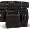 Afbeelding van Handy - Gereedschapsgordel met Hamerhouder en Riem - Groot - Zwart - 7 Vakken - Spijkerschort -