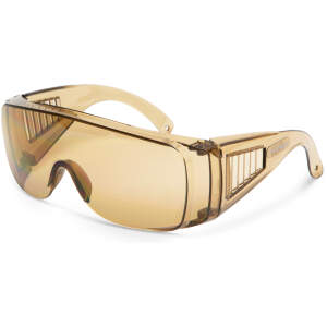 Afbeelding van Professionele Veiligheidsbril Met UV-Bescherming – Amber Lenzen – Filtert Blauw En Paars Licht –