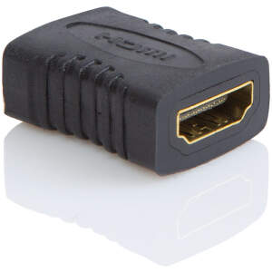 Afbeelding van HDMI Koppelstuk – HDMI Vrouwelijk Naar HDMI Vrouwelijk – Goud Vergulde HDMI Coupler / Verlengadapter –