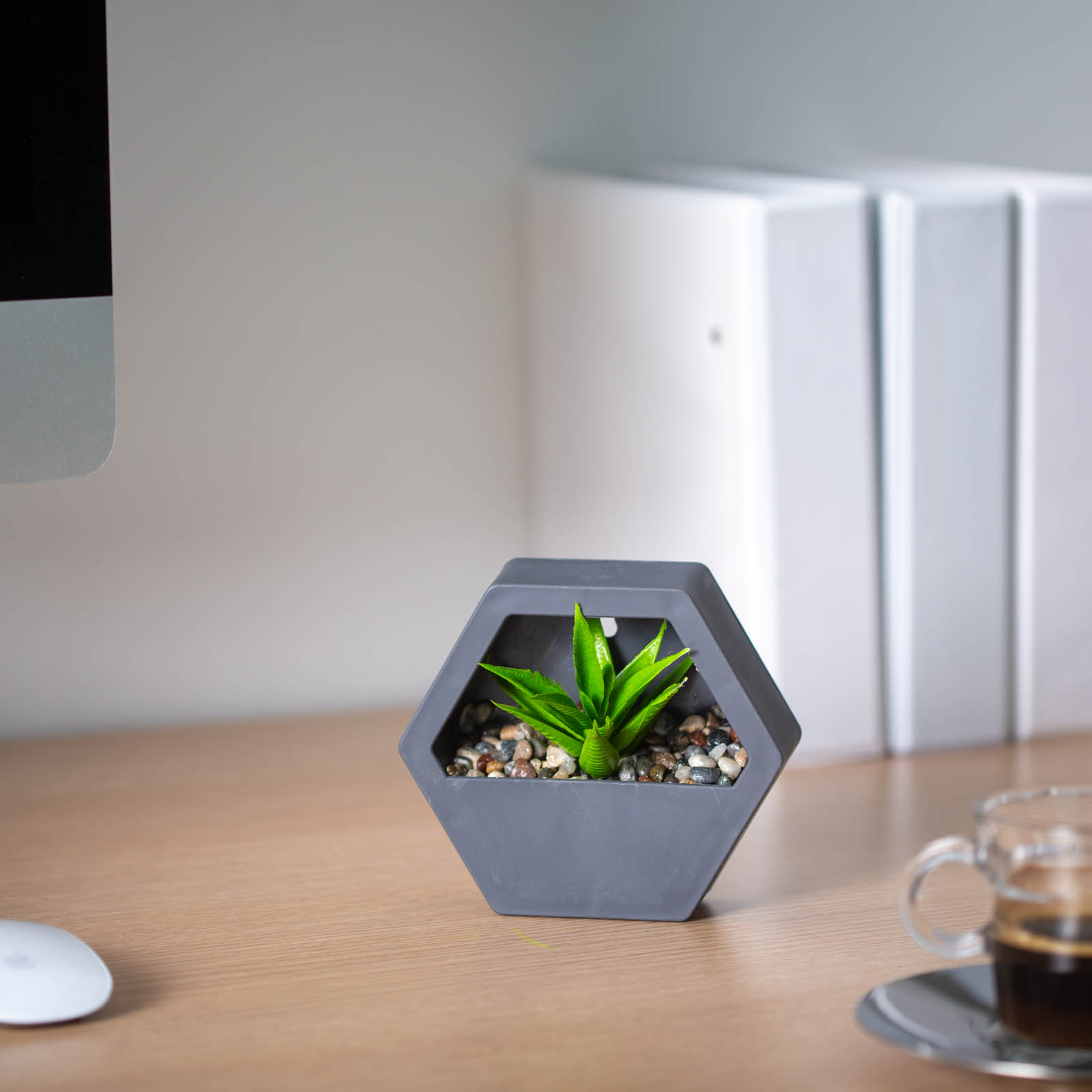 Afbeelding van Kunstplant Wanddecoratie – Kunstmatige Plant – 13 X 12 Cm – Wandmontage – 4 Varianten –