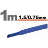 Afbeelding van 20× 1 Meter Krimpkous Blauw 1,5 / 0,75 mm – 20 Stukken Van 1 Meter – Warmtekrimpbuis Voor Isolatie En