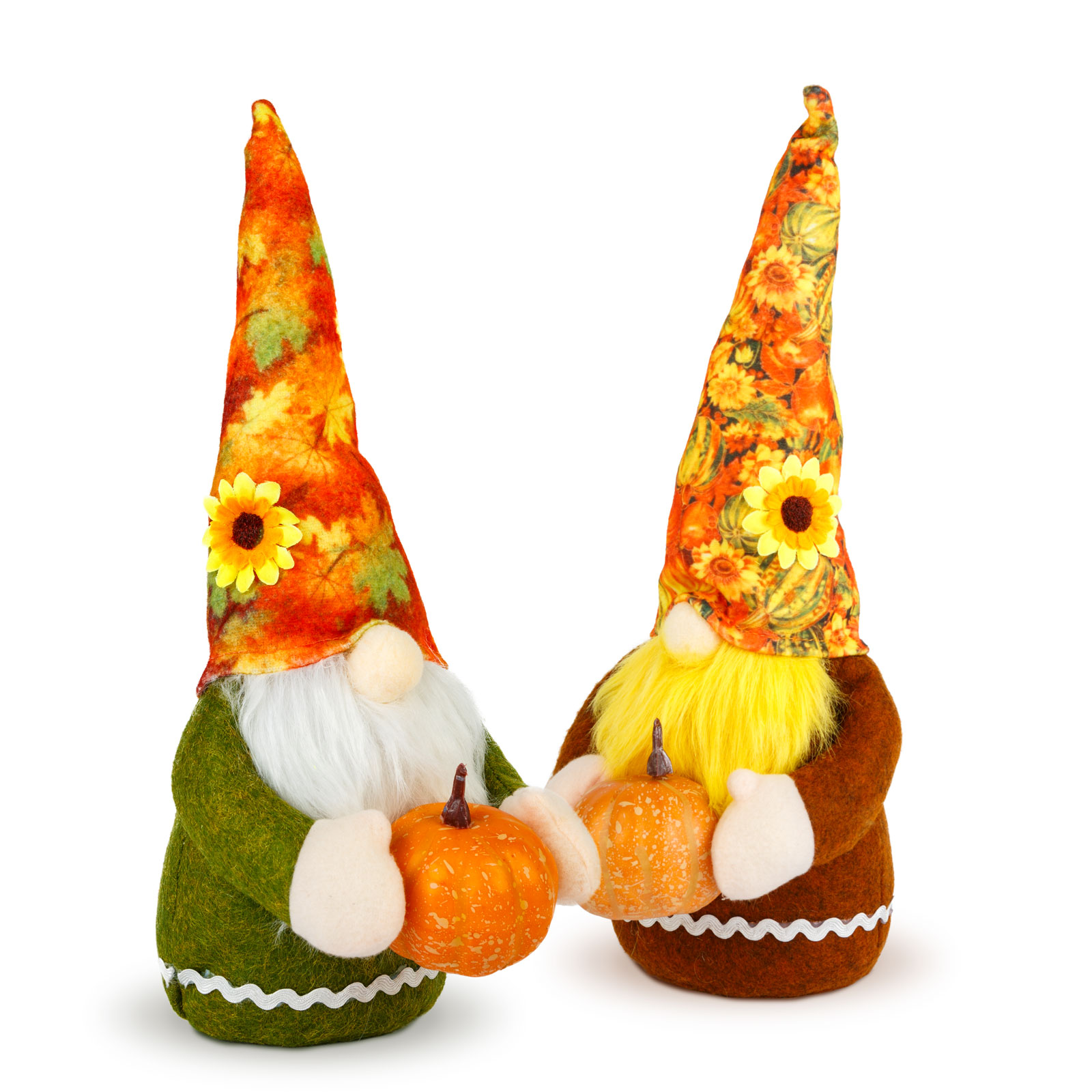 Afbeelding van Herfstdecoratie – Scandinavische Gnoom Met Pompoen – Herfst & Halloween – Textiel Decoratie – 35