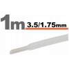 Afbeelding van 15× 1 Meter Krimpkous Transparant 3,5 / 1,75 mm – 15 Stukken Van 1 Meter – Warmtekrimpbuis Voor Isolatie