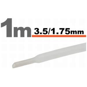 Afbeelding van 15× 1 Meter Krimpkous Transparant 3,5 / 1,75 mm – 15 Stukken Van 1 Meter – Warmtekrimpbuis Voor Isolatie