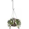 Afbeelding van Bloempot En Mand Hanger – Metalen Wandhaak Voor Bloempotten – Zwart – 30 × 4,5 cm – Dubbele Haak –