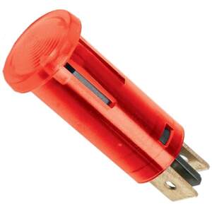 Afbeelding van 10x Rood Controlelampje 220V AC – Indicatorlamp Voor Industriële Machines En Apparatuur – Inbouw