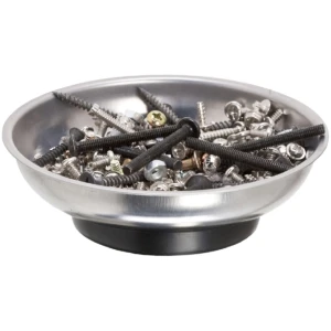Afbeelding van Magnetische Onderdelenbak – Compacte Magnetische Schaal Met Rubber Voet Voor Schroeven, Bouten, Moeren En