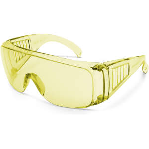 Afbeelding van Professionele Veiligheidsbril Met UV-Bescherming – Gele Lenzen – Krasbestendig – Conform EN166 EN170