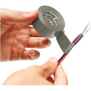 Afbeelding van 10× Isolatietape Zilver 20 m × 19 mm – Set Van 10 Rollen – PVC Elektrische Tape Voor Kabelisolatie En