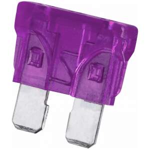 Afbeelding van 25x Steekzekering 35A – Auto Zekering 19 × 13 Mm – Knife Fuse Voor Auto En Car Audio – Paarse