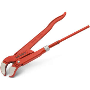 Afbeelding van Pijpsleutel Met 45° S-Bek – Verstelbare Waterpomptang Voor Water- En Gasleidingen – Gemaakt Van