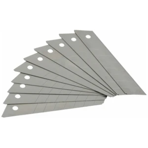 Afbeelding van 10x Afbreekmesjes 18 mm – Reserve Messen Voor Breekmes – 10 Stuks Per Set – Extra Breed En Sterk –