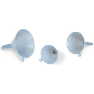 Afbeelding van Trechterset 3-delig – Kunststof Keukentrechters In Drie Maten – Voor Het Overgieten Van Vloeistoffen In