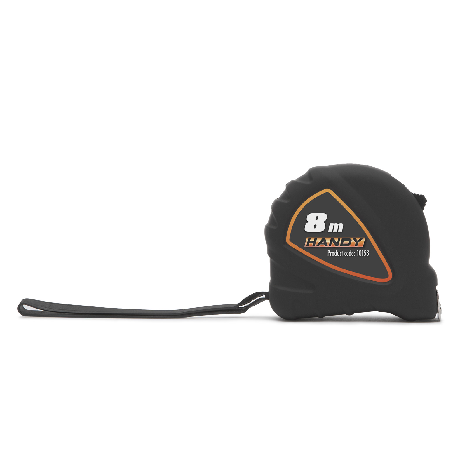 Afbeelding van Magnetische Rolmaat 8m - Meetlint Met Magnetische Haak En EC Klasse II Nauwkeurigheid - Matte Gele Band Met