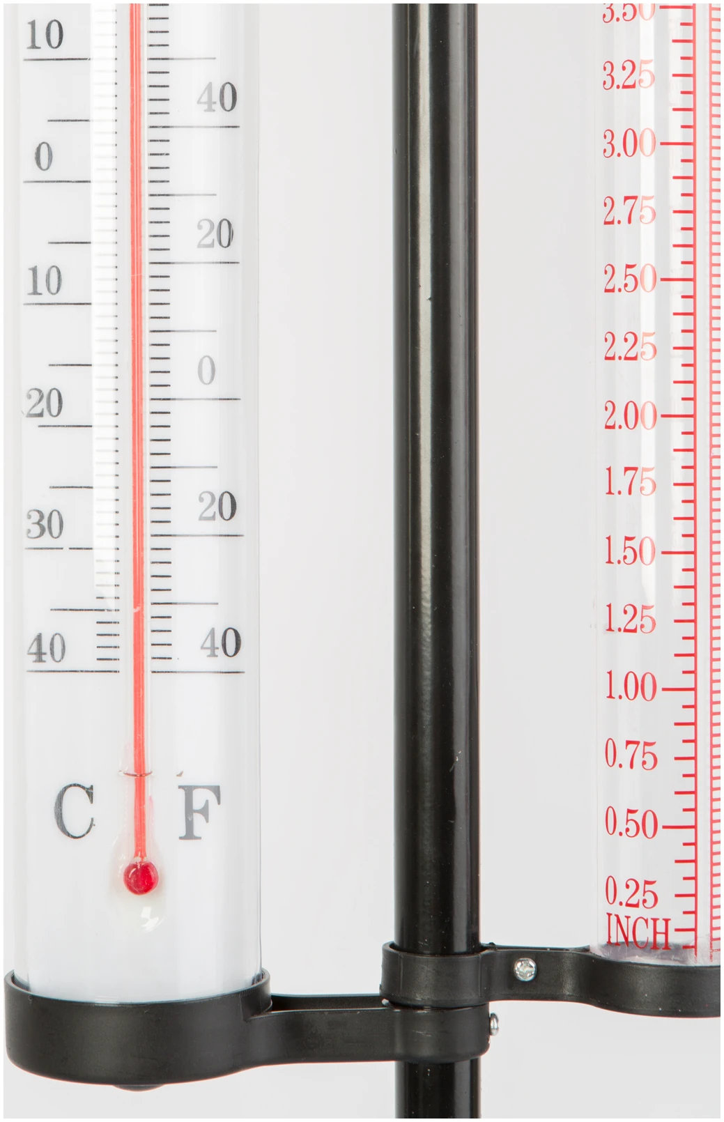 Afbeelding van Tuin Weerstation Buiten – Thermometer / Regenmeter / Windvaan – 145 cm Hoog – Analoge Weermeter – Met