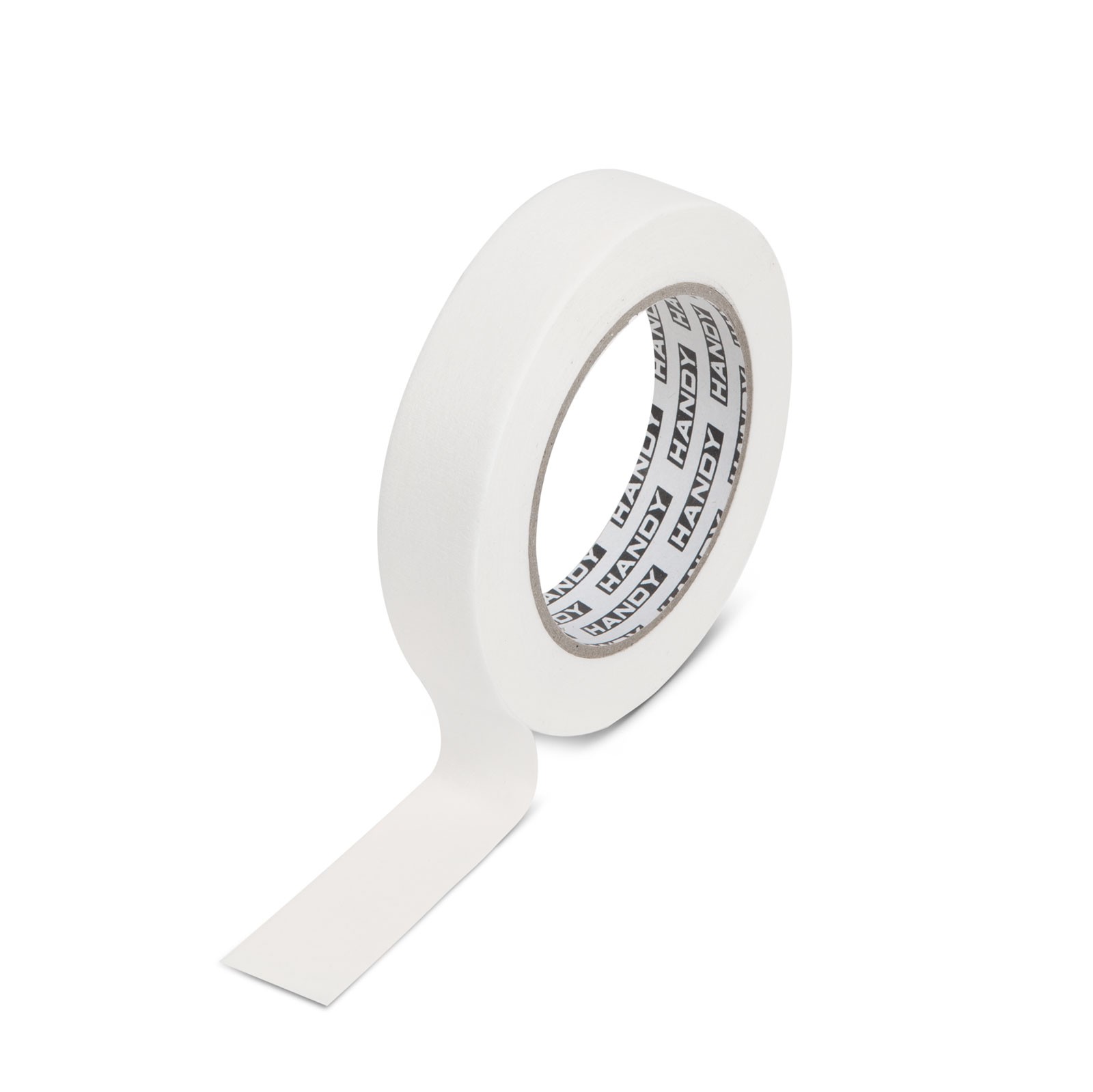 Afbeelding van Afplaktape Wit 19 mm × 50 m – Schilderstape Met Oplosmiddelhoudende Lijm – Strakke Randen –