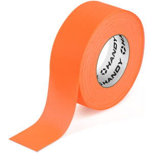 Afbeelding van Fluorescerende Markeringsband Tape Oranje 75 m × 25 mm – PVC Afzet- En Waarschuwingslint – Niet