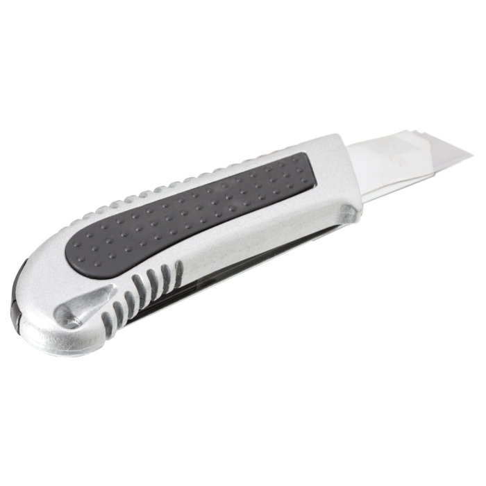 Afbeelding van Afbreekmes 18 mm – Heavy-Duty Snap-Off Breekmes – Metalen Behuizing Met Antislip Grip – Vervangbaar