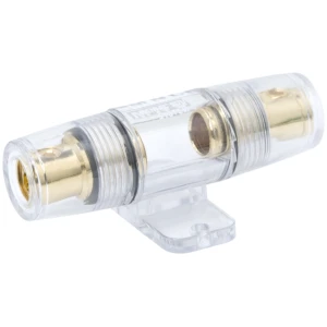 Afbeelding van Zekeringhouder Auto – Gold Plated – Voor Auto Versterker – 4–10 AWG – 10 X 37 Mm – Transparante