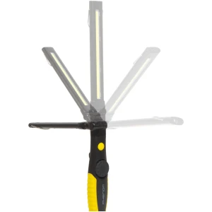 Afbeelding van COB LED Werklamp - Oplaadbare Li-ion Batterij (1800 mAh) - 300 lm Werklicht + 70 lm Zaklamp - Traploos