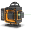 Afbeelding van Kruislijnlaser 3D Groene Laser Waterpas 360° - 16 Lijnen Laser Level Max 15m - Automatisch Zelfnivellerend