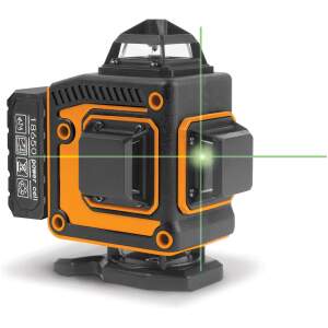 Afbeelding van Kruislijnlaser 3D Groene Laser Waterpas 360° - 16 Lijnen Laser Level Max 15m - Automatisch Zelfnivellerend