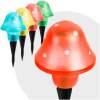 Afbeelding van Solar LED Tuinlamp Paddenstoel – Steeklamp Op Zonne-Energie – 1 LED – Automatisch Aan Bij Schemer –