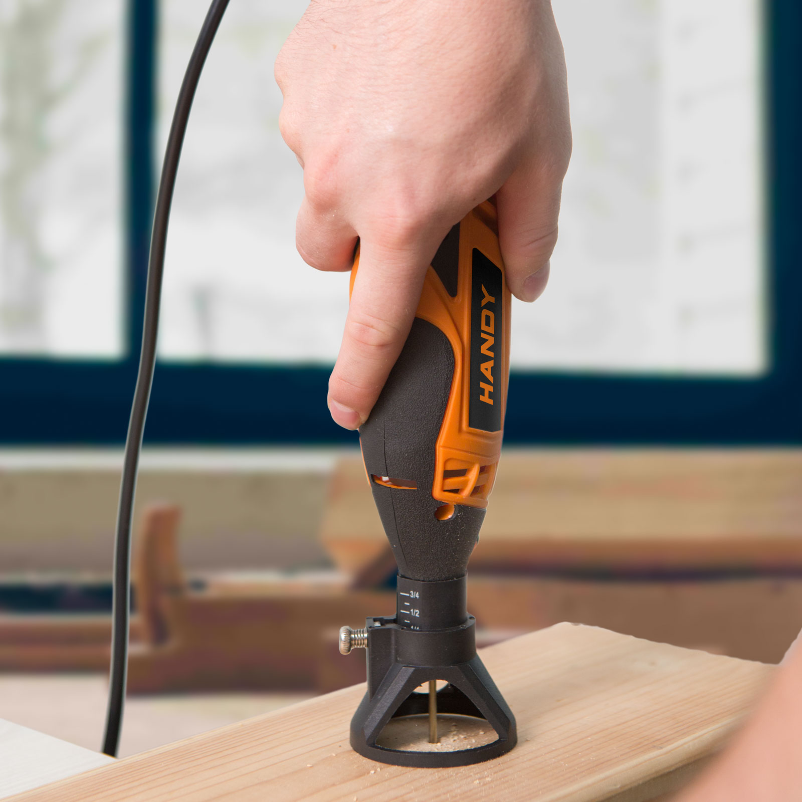 Afbeelding van Handy Maxi Drill - Mini Boor En Graveermachine 230 V – Geschikt Voor Boren, Slijpen, Polijsten En Snijden