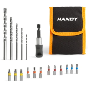 Afbeelding van Boor- En Bitset 18-delig – Complete Set Met Steenboren En Schroefbits – Inclusief Bitadapter En