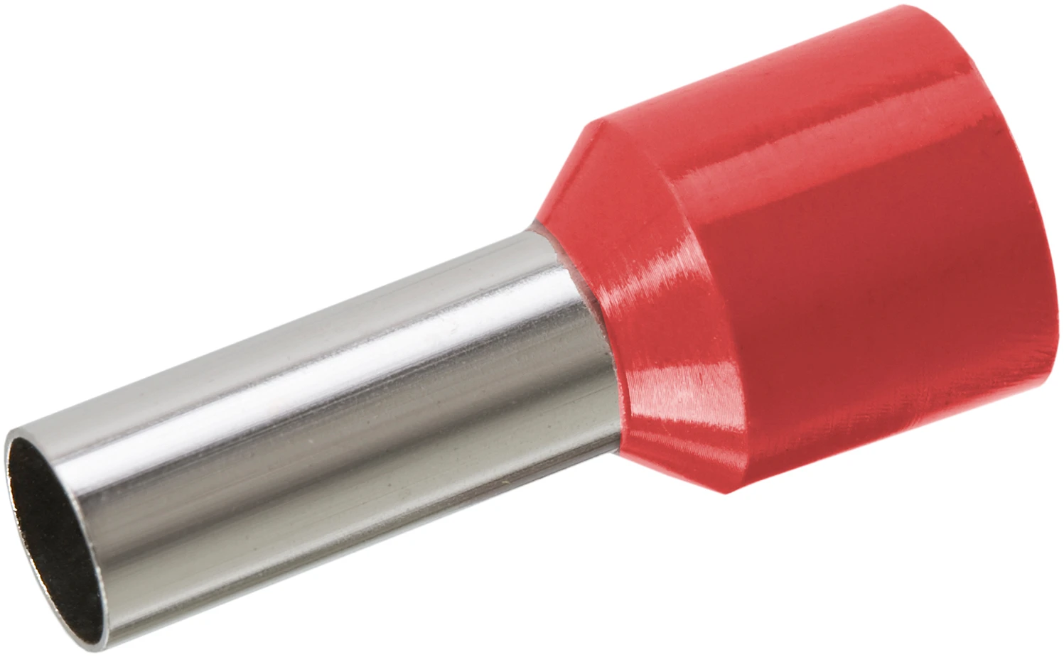 Afbeelding van 100x Geïsoleerde Adereindhuls 10 Mm² Rood – Cord End Terminal Met Rode Isolatie – Draad Eindhuls Voor