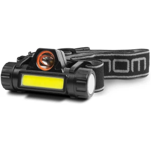 Afbeelding van Hoofdlamp - COB + SMD LED - 40-120 lm - 3 W - 1200 mAh Li-ion - MicroUSB Oplaadbaar - 2 Lichtstanden (Zaklamp