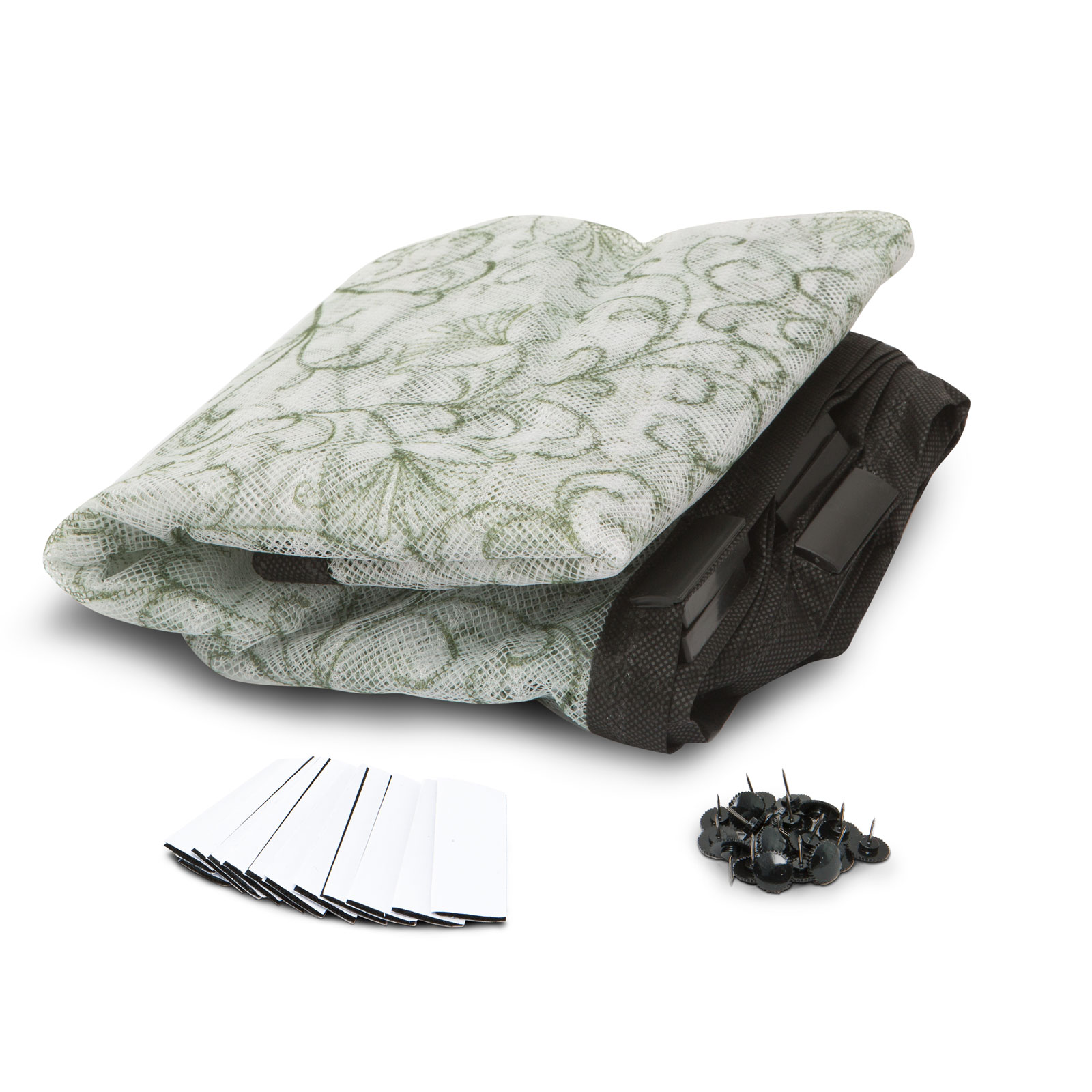 Afbeelding van Magnetisch Vliegengordijn / Hordeur Tegen Insecten – Hor met Magneten – Bloemenpatroon – 100 x 210 cm