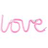 Afbeelding van LED Love Lamp – Neon Roze –Wandmontage - Batterij – Sfeerverlichting voor Mancave, Bar of Slaapkamer