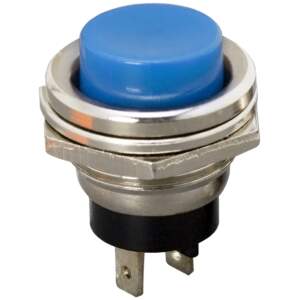 Afbeelding van 5x Inbouw Drukknop Schakelaar SPST OFF-(ON) - Momentane Push Button 250VAC 2A - Normaal Open Schakelaar Met