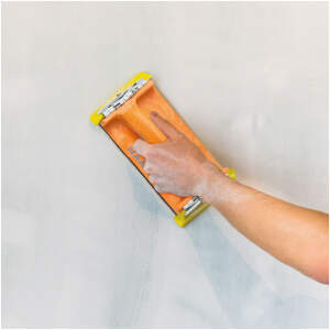 Afbeelding van Handmatig Schuurblok Kunststof 230 × 105 mm – Met Grote Handgreep En Klemmen Voor Schuurpapier En