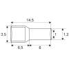 Afbeelding van 100x Geïsoleerde Adereindhuls 0,75 Mm² Grijs – Cord End Terminal Met Grijze Isolatie – Draad Eindhuls