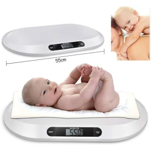 Afbeelding van Digitale Babyweegschaal 20 kg – Elektronische Kinderweegschaal met LCD Display – Nauwkeurige Baby