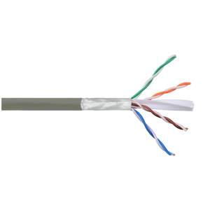 Afbeelding van CAT6 FTP Ethernet Kabel Rol 305 m – CCA – Afgeschermd – Grijs - 305 Meter [20048] - 58bf c84c 49f7 a918