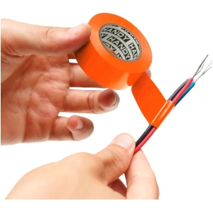 Afbeelding van 10× Isolatietape Oranje 20 m × 19 mm – Set Van 10 Rollen – PVC Elektrische Tape Voor Kabelisolatie En