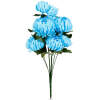 Afbeelding van Kunstplant voor Binnen - Woon & kamer Decoratie - Chrysanthemum - Blauw - 12 x 58 cm - Nepplant - 1 Stuks